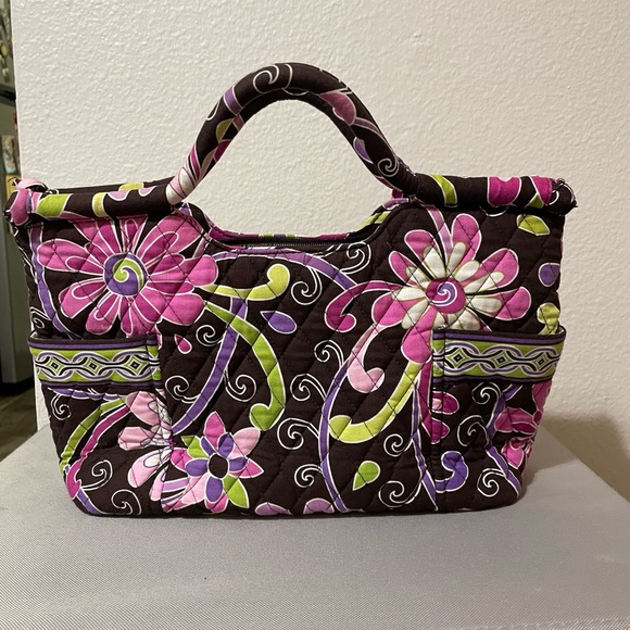 Vera Bradley Handbags - VERA BRADLEY Gabbey Satchel in Purple Punch (2009 Print!)